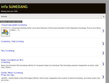 Tablet Screenshot of info-sumedang.blogspot.com