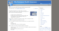 Desktop Screenshot of nhs-european-health-insurance.blogspot.com