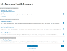 Tablet Screenshot of nhs-european-health-insurance.blogspot.com