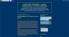 Desktop Screenshot of lakehartwellwithparker.blogspot.com