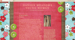 Desktop Screenshot of hansenmeadowsyoungwomen.blogspot.com