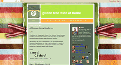 Desktop Screenshot of glutenfreetasteofhome.blogspot.com