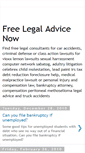 Mobile Screenshot of freelegaladvice-now.blogspot.com