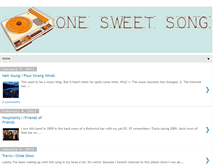 Tablet Screenshot of onesweetsong.blogspot.com