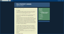 Desktop Screenshot of polopropertyowners.blogspot.com