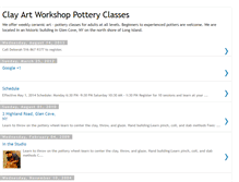 Tablet Screenshot of potteryclass.blogspot.com