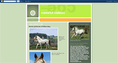 Desktop Screenshot of camelotstable.blogspot.com