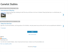 Tablet Screenshot of camelotstable.blogspot.com