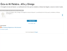 Tablet Screenshot of esta-es-mi-palabra.blogspot.com