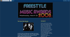 Desktop Screenshot of freestylemusicawards.blogspot.com