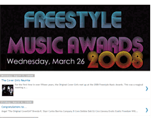 Tablet Screenshot of freestylemusicawards.blogspot.com