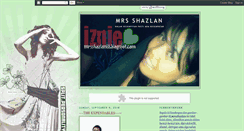 Desktop Screenshot of mrsshazlan88.blogspot.com