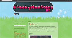 Desktop Screenshot of cheekymonstersblog.blogspot.com