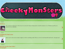 Tablet Screenshot of cheekymonstersblog.blogspot.com