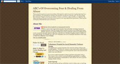 Desktop Screenshot of abcs-of-overcoming-fear.blogspot.com