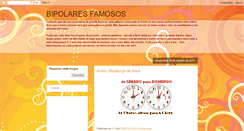 Desktop Screenshot of doencabipolarqdatristezasetornadoenca.blogspot.com