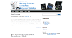 Desktop Screenshot of hackersguides.blogspot.com