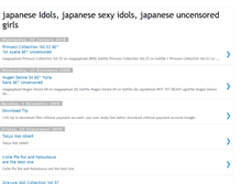 Tablet Screenshot of japanesegirls-idols.blogspot.com