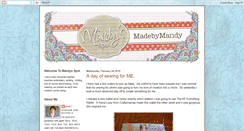 Desktop Screenshot of mandy-mandysspot.blogspot.com