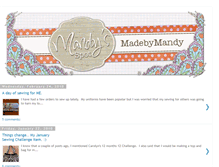 Tablet Screenshot of mandy-mandysspot.blogspot.com