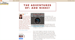 Desktop Screenshot of addnikki.blogspot.com