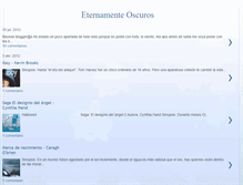 Tablet Screenshot of eternamenteoscuros.blogspot.com