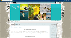 Desktop Screenshot of manymeanderingthoughts.blogspot.com