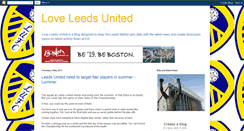 Desktop Screenshot of loveleedsunited.blogspot.com