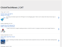 Tablet Screenshot of click4technews.blogspot.com