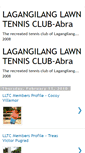 Mobile Screenshot of lagangilanglawntennisclub.blogspot.com