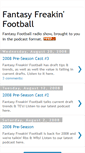 Mobile Screenshot of fantasyfreakingfootball.blogspot.com