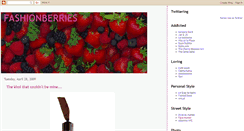 Desktop Screenshot of fashionberries.blogspot.com