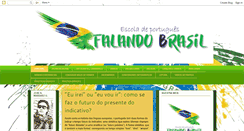 Desktop Screenshot of falandobrasil.blogspot.com