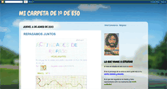 Desktop Screenshot of micarpetadeprimerodeeso.blogspot.com