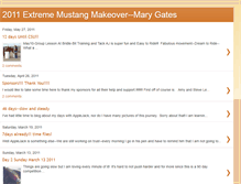 Tablet Screenshot of extrememustangmary.blogspot.com