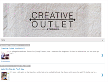 Tablet Screenshot of creativeoutletstudios.blogspot.com