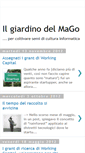 Mobile Screenshot of giardinodelmago.blogspot.com