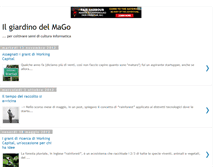 Tablet Screenshot of giardinodelmago.blogspot.com
