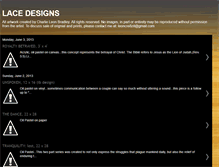 Tablet Screenshot of lacedesigns.blogspot.com