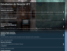 Tablet Screenshot of estudiantesdederechouft.blogspot.com