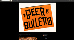 Desktop Screenshot of beerbulletto.blogspot.com