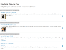 Tablet Screenshot of nochesconcierto.blogspot.com