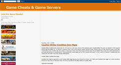 Desktop Screenshot of game-cheats-servers.blogspot.com