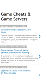 Mobile Screenshot of game-cheats-servers.blogspot.com