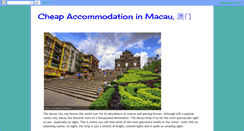 Desktop Screenshot of cheap-accommodation-macau.blogspot.com