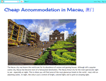 Tablet Screenshot of cheap-accommodation-macau.blogspot.com