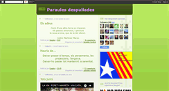Desktop Screenshot of paraulesdespullades.blogspot.com