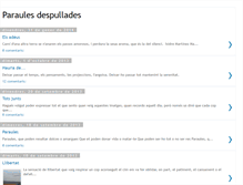 Tablet Screenshot of paraulesdespullades.blogspot.com