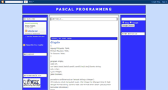 Desktop Screenshot of pascalprog.blogspot.com