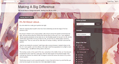 Desktop Screenshot of makingabigdifference.blogspot.com